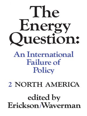 cover image of The Energy Question Volume Two